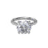 Petite Pave Diamond Engagement Ring - 3