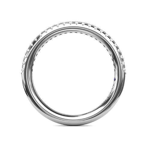 Split Prong Diamond Anniversary Band - 2
