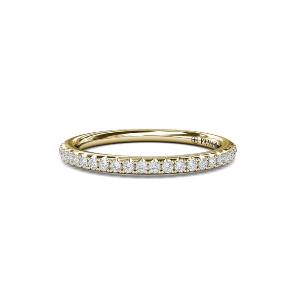 Split Prong Diamond Anniversary Band - 1
