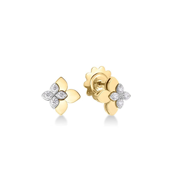 Love In Verona Diamond Flower Earrings - 2