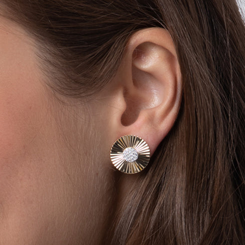 Large Aura Stud Earrings - 2