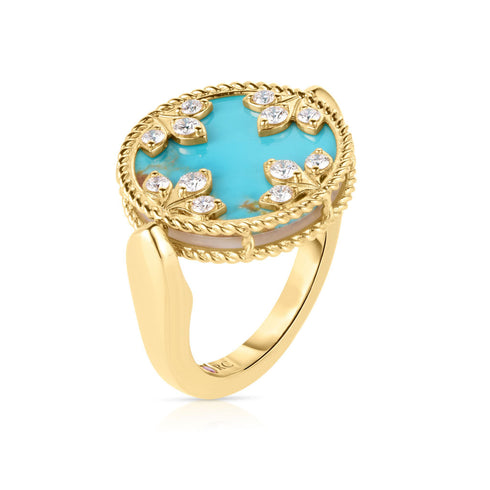 Venetian Medallions Medium Reversible Ring - 2
