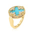 Venetian Medallions Medium Reversible Ring - 2