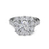 Chunky Diamond Cushion Halo Engagement Ring - 4