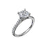Delicate Classic Engagement Ring with Delicate Side Detail - 2