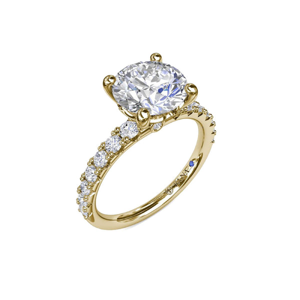 Classic Round Diamond Engagement Ring - 2