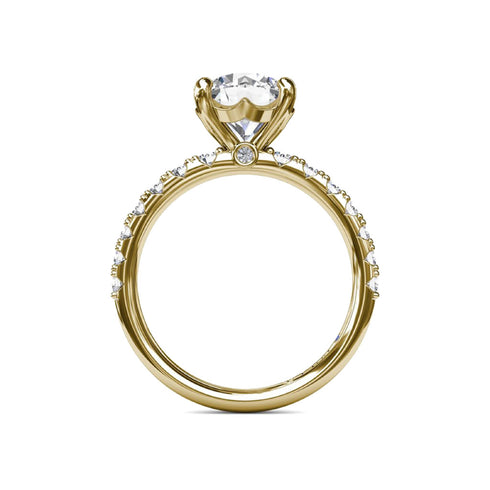 Classic Round Diamond Engagement Ring - 3