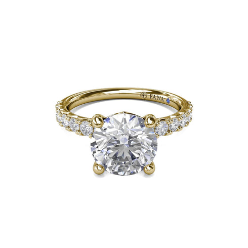 Classic Round Diamond Engagement Ring - 4