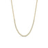 14k Small Diamond Bezel Tennis Segment XS Curb Chain Necklace - 2