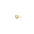 14k Itty Bitty Pavé Diamond Horseshoe Stud - 1