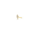 14k Itty Bitty Pavé Diamond Lightning Bolt Stud - 2