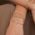 14k Pavé Diamond Oval Link Medium Curb Chain Bracelet - 4