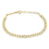 14k Princess Diamond Small Panther Chain Bracelet - 2