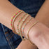 14k Princess Diamond Small Panther Chain Bracelet - 3