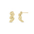14k Gold San Marco Half Hoop Earrings - 2