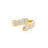 Double Cuddle Crescent Ring - 1