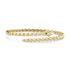 14K Gold Diamond & Emerald Flexible Snake Bangle - 0.23ct - 2