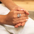 Pear and Emerald Cut Bypass Diamond Ring - 3