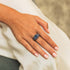 Sapphire Pave and Sapphire Ring - 5