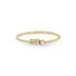 14k Tapered Baguette Diamond & Prong Diamond Ring - 2
