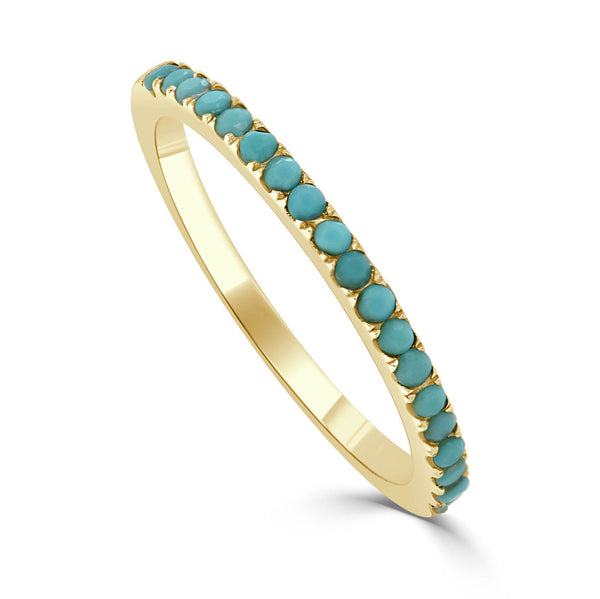 14k Gold & Birthstone Stackable Ring - 0.12ct - 0.30ct - 2