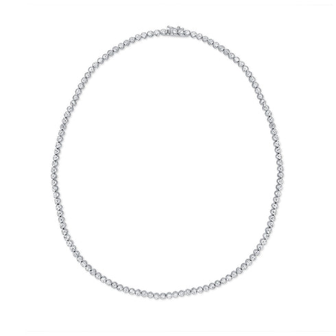 14K Gold & Diamond Tennis Necklace - 7.00ct - 2