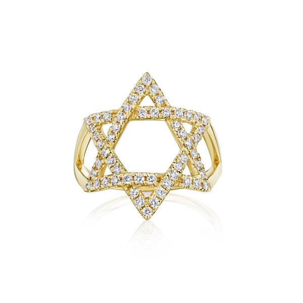 Star of David Diamond Ring - 2