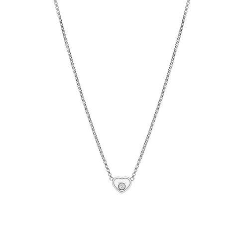 Happy Hearts White Gold Necklace - 1