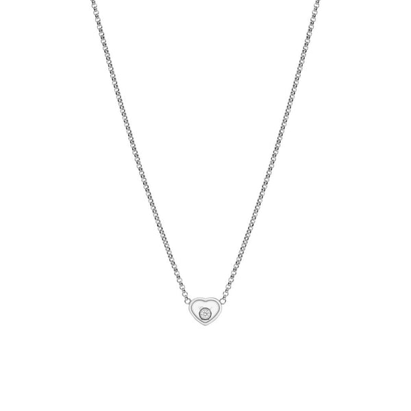 Happy Hearts White Gold Necklace - 1