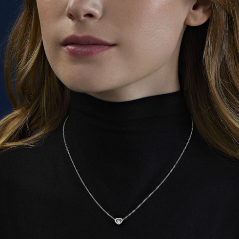 Happy Hearts White Gold Necklace - 2