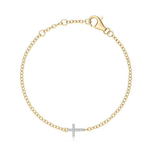 Infinity Cross Chain Bracelet - 1