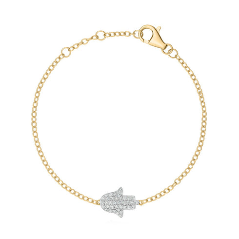 Infinity Hamsa Chain Bracelet - 1