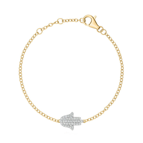 Infinity Hamsa Chain Bracelet - 1