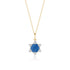Diamond & Blue Sapphire Infinity Star Of David Necklace - 1