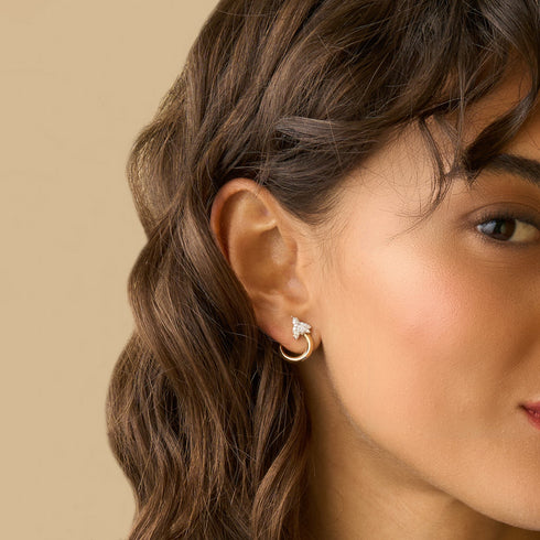 Butterfly Fan Earrings - 2