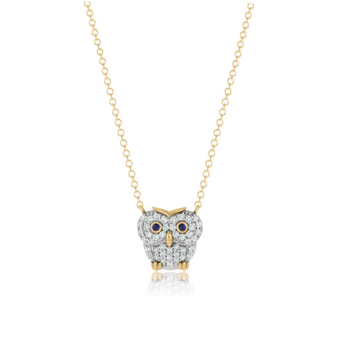 Mini Owl Necklace - 1