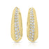 Reversible Pave Hoops 18k Yellow Gold - 3