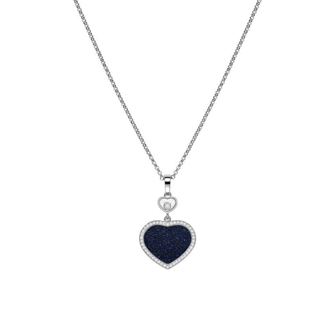 Happy Hearts White Gold Necklace - 1