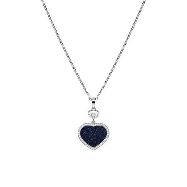 Happy Hearts White Gold Necklace - 1