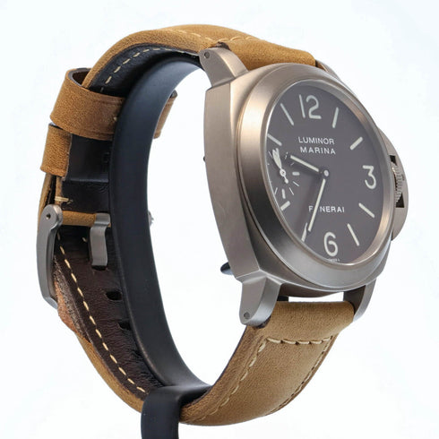 Pre-Owned Panerai Luminor Marina Titanium Watch - 4