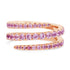 Pink Sapphire Coil Ring 18k Rose Gold - 1