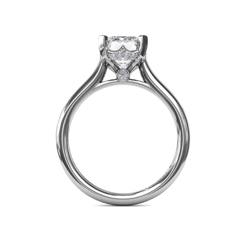 Timeless Hidden Halo Diamond Engagement Ring - 2