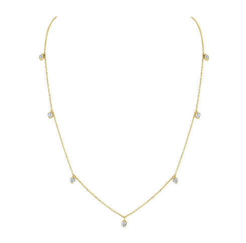 14k Gold & Diamond Necklace - 0.59ct - 1