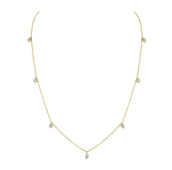 14k Gold & Diamond Necklace - 0.59ct - 1