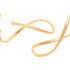18K Yellow Gold Infinity Coil Hoops, 1.8" - 2