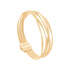 18K Yellow Gold Five Strand Coil Bracelet, 7" - 1