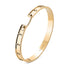 Picnic in Paris Mood Bangle in Yellow Gold - 2
