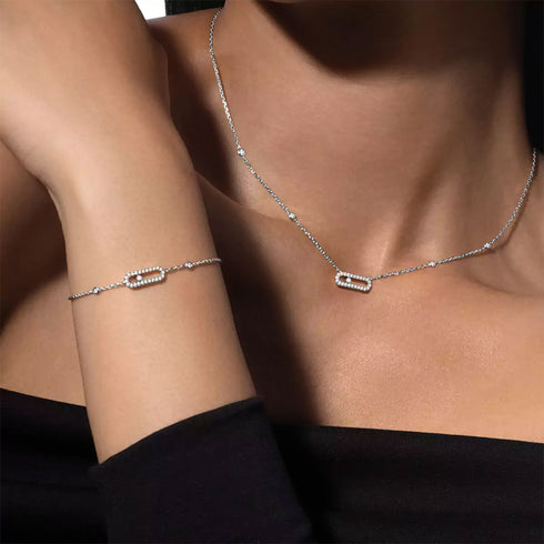 Move Uno Pavé Necklace - 2
