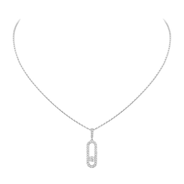Move Uno Pavé Necklace Large - 1
