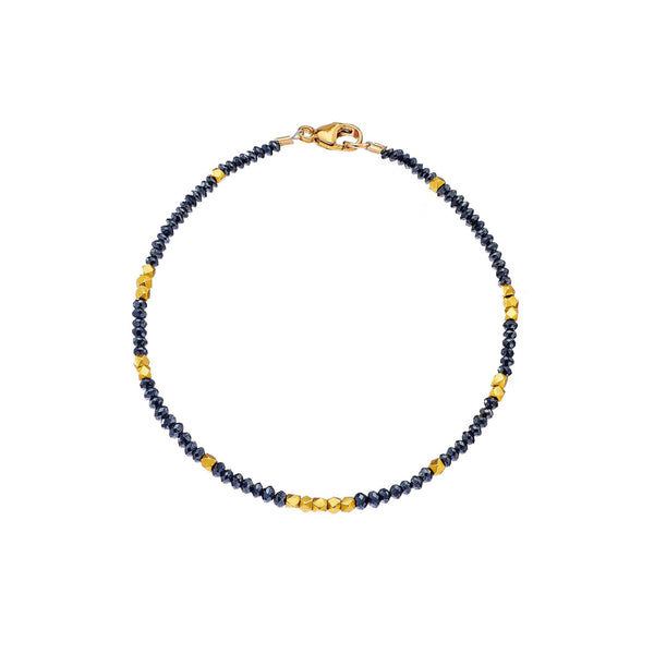 Noir Black Diamond and Gold Bracelet - 1